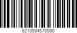 Código de barras (EAN, GTIN, SKU, ISBN): '6210594570580'