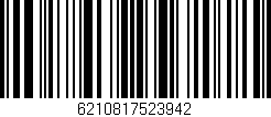 Código de barras (EAN, GTIN, SKU, ISBN): '6210817523942'