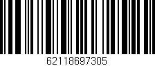 Código de barras (EAN, GTIN, SKU, ISBN): '62118697305'