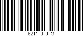 Código de barras (EAN, GTIN, SKU, ISBN): '6211_0_0_G'