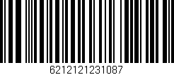 Código de barras (EAN, GTIN, SKU, ISBN): '6212121231087'