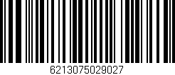 Código de barras (EAN, GTIN, SKU, ISBN): '6213075029027'