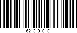 Código de barras (EAN, GTIN, SKU, ISBN): '6213_0_0_G'
