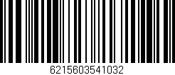 Código de barras (EAN, GTIN, SKU, ISBN): '6215603541032'