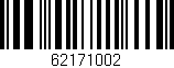 Código de barras (EAN, GTIN, SKU, ISBN): '62171002'