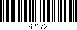 Código de barras (EAN, GTIN, SKU, ISBN): '62172'
