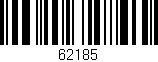 Código de barras (EAN, GTIN, SKU, ISBN): '62185'