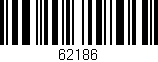 Código de barras (EAN, GTIN, SKU, ISBN): '62186'