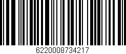 Código de barras (EAN, GTIN, SKU, ISBN): '6220008734217'