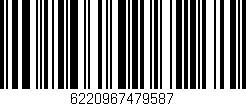 Código de barras (EAN, GTIN, SKU, ISBN): '6220967479587'