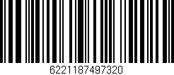 Código de barras (EAN, GTIN, SKU, ISBN): '6221187497320'