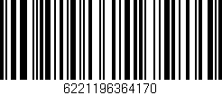 Código de barras (EAN, GTIN, SKU, ISBN): '6221196364170'