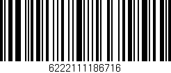 Código de barras (EAN, GTIN, SKU, ISBN): '6222111186716'