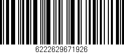 Código de barras (EAN, GTIN, SKU, ISBN): '6222629671926'