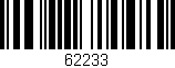 Código de barras (EAN, GTIN, SKU, ISBN): '62233'