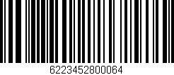 Código de barras (EAN, GTIN, SKU, ISBN): '6223452800064'