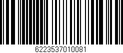 Código de barras (EAN, GTIN, SKU, ISBN): '6223537010081'