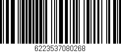 Código de barras (EAN, GTIN, SKU, ISBN): '6223537080268'
