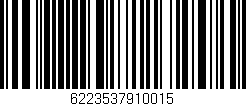 Código de barras (EAN, GTIN, SKU, ISBN): '6223537910015'