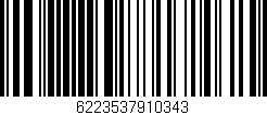 Código de barras (EAN, GTIN, SKU, ISBN): '6223537910343'