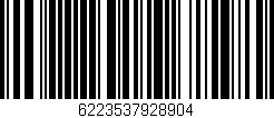 Código de barras (EAN, GTIN, SKU, ISBN): '6223537928904'