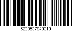 Código de barras (EAN, GTIN, SKU, ISBN): '6223537940319'