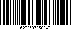 Código de barras (EAN, GTIN, SKU, ISBN): '6223537950240'