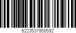 Código de barras (EAN, GTIN, SKU, ISBN): '6223537950592'