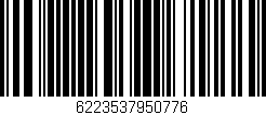 Código de barras (EAN, GTIN, SKU, ISBN): '6223537950776'
