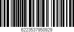 Código de barras (EAN, GTIN, SKU, ISBN): '6223537950929'