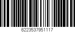 Código de barras (EAN, GTIN, SKU, ISBN): '6223537951117'