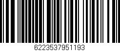 Código de barras (EAN, GTIN, SKU, ISBN): '6223537951193'