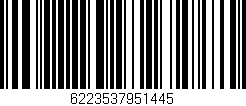Código de barras (EAN, GTIN, SKU, ISBN): '6223537951445'