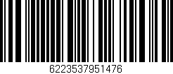 Código de barras (EAN, GTIN, SKU, ISBN): '6223537951476'