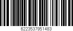 Código de barras (EAN, GTIN, SKU, ISBN): '6223537951483'