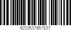 Código de barras (EAN, GTIN, SKU, ISBN): '6223537951537'