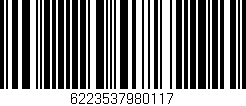 Código de barras (EAN, GTIN, SKU, ISBN): '6223537980117'