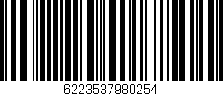 Código de barras (EAN, GTIN, SKU, ISBN): '6223537980254'