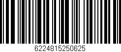Código de barras (EAN, GTIN, SKU, ISBN): '6224815250625'