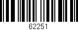Código de barras (EAN, GTIN, SKU, ISBN): '62251'