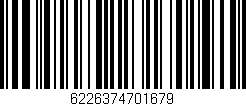 Código de barras (EAN, GTIN, SKU, ISBN): '6226374701679'