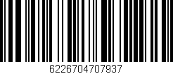 Código de barras (EAN, GTIN, SKU, ISBN): '6226704707937'