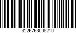 Código de barras (EAN, GTIN, SKU, ISBN): '6226763099219'
