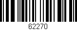 Código de barras (EAN, GTIN, SKU, ISBN): '62270'