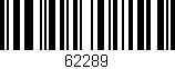 Código de barras (EAN, GTIN, SKU, ISBN): '62289'