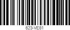 Código de barras (EAN, GTIN, SKU, ISBN): '623-VE81'
