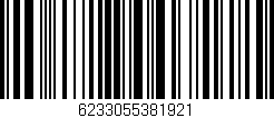 Código de barras (EAN, GTIN, SKU, ISBN): '6233055381921'