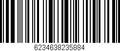 Código de barras (EAN, GTIN, SKU, ISBN): '6234638235884'