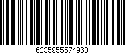Código de barras (EAN, GTIN, SKU, ISBN): '6235955574960'