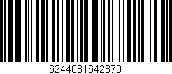 Código de barras (EAN, GTIN, SKU, ISBN): '6244081642870'